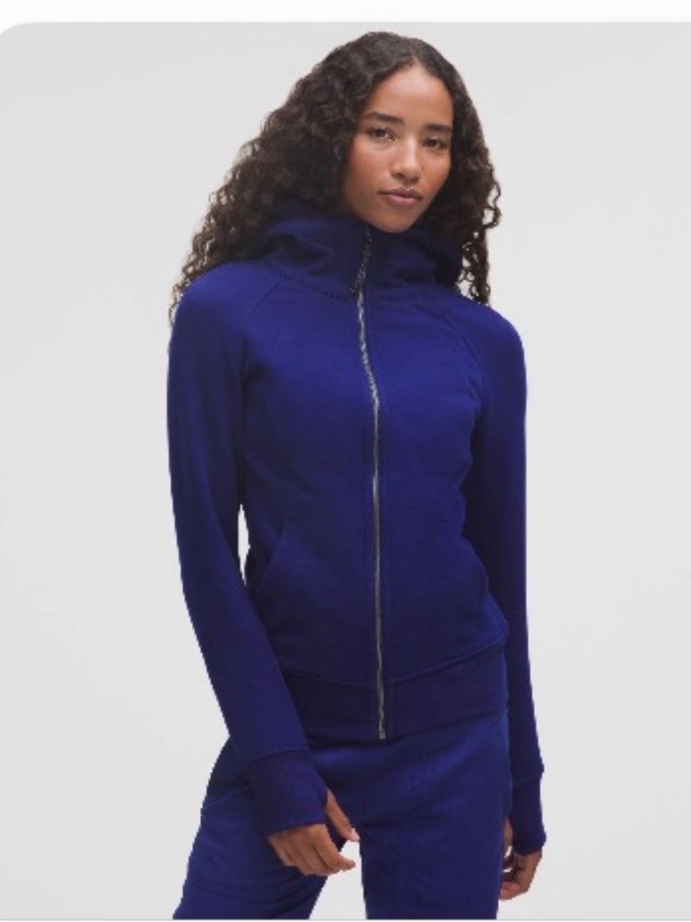 Lululemon Athletica Royal Blue Full-Zip Hoodie